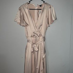 Torrid silk wrap dress size 16